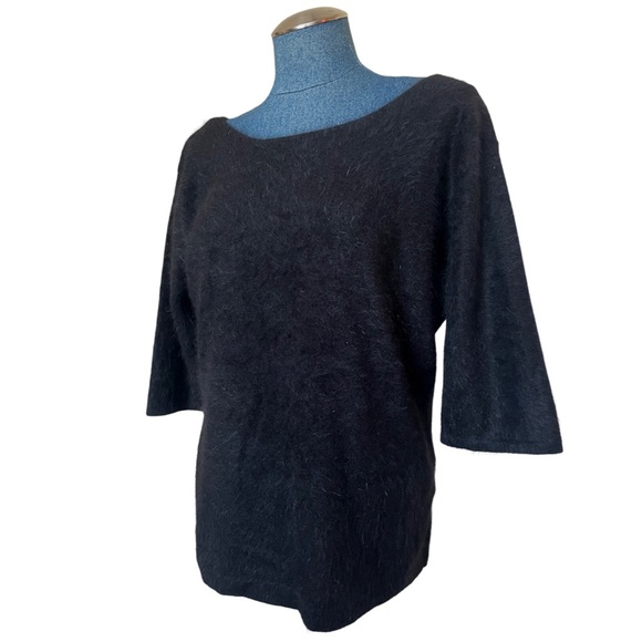 Vintage Angora Cap Sleeve Top - Picture 1 of 3